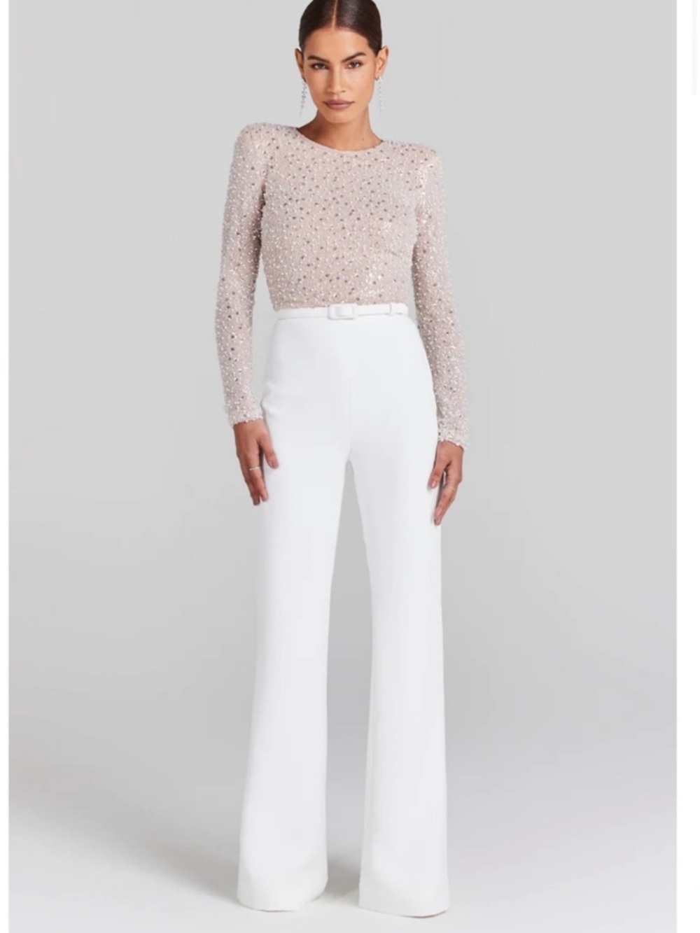 Nadine Merabi Sequin Jumpsuit